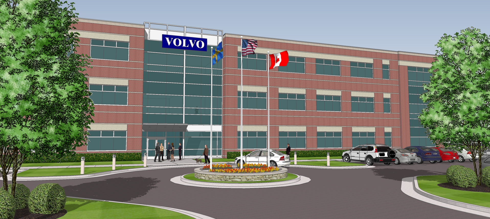 Landmark Breaks Ground for Volvo Group North America Office