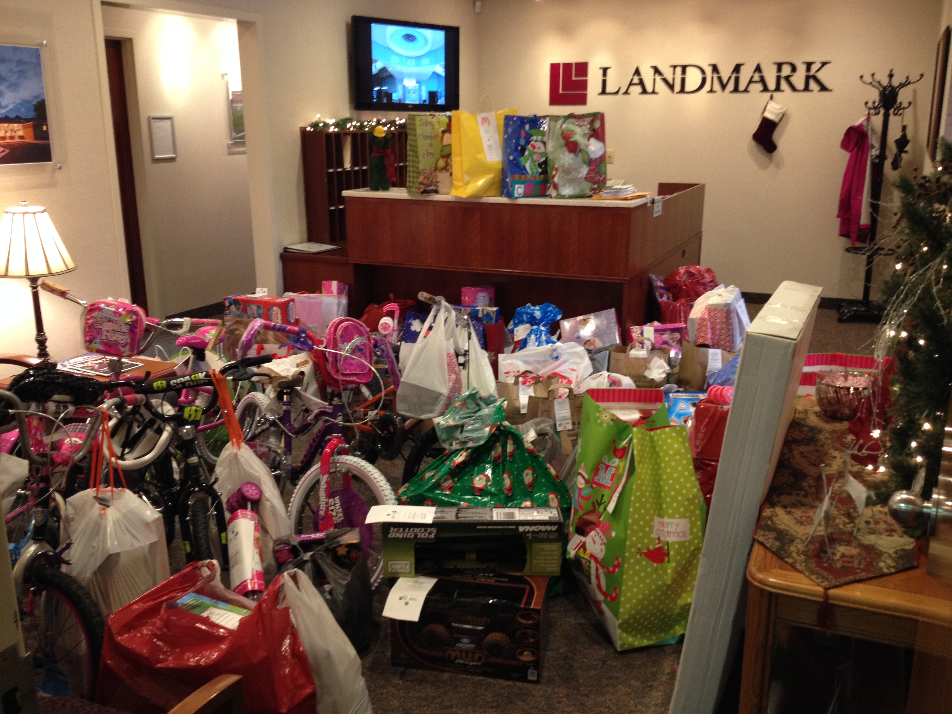 Landmark Participates in Salvation Army Toy Drive