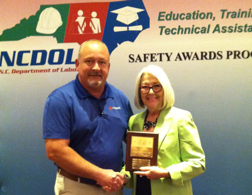 Landmark Builders Receives Gold Award for Safety